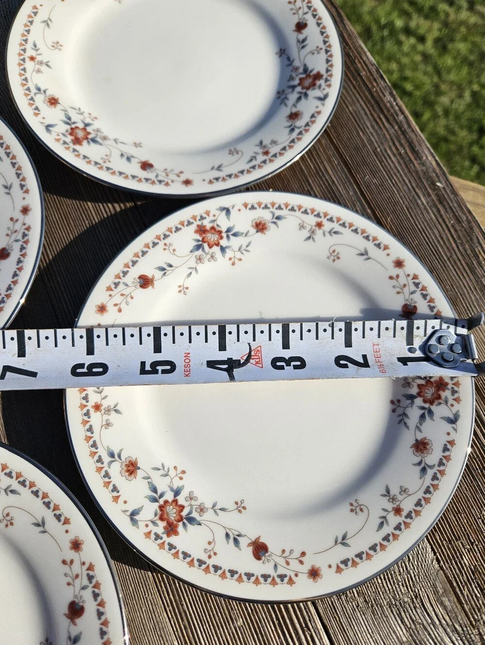 Vintage Cottagecore Noritake Adagio 7237 Bread Dessert Plates 6.25